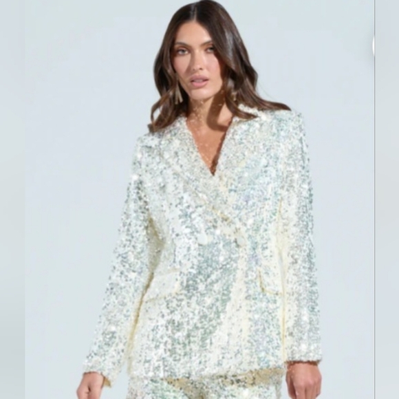 AKIRA Sequin Blazer - Picture 3 of 7